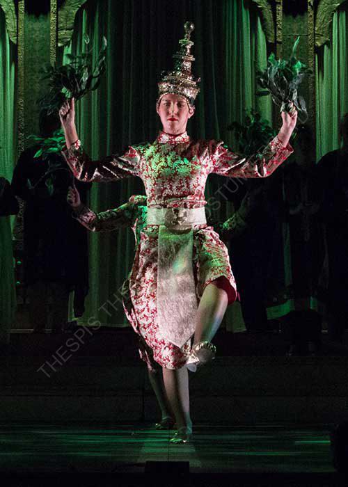 Stunning head wear Ballet Chorus Wearing Gold Head Piece